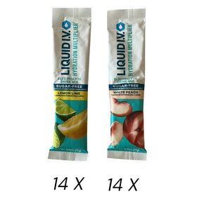 Liquid‎ I.V. - Hydration Multiplier (28 Pack) - Lemon & White Peach